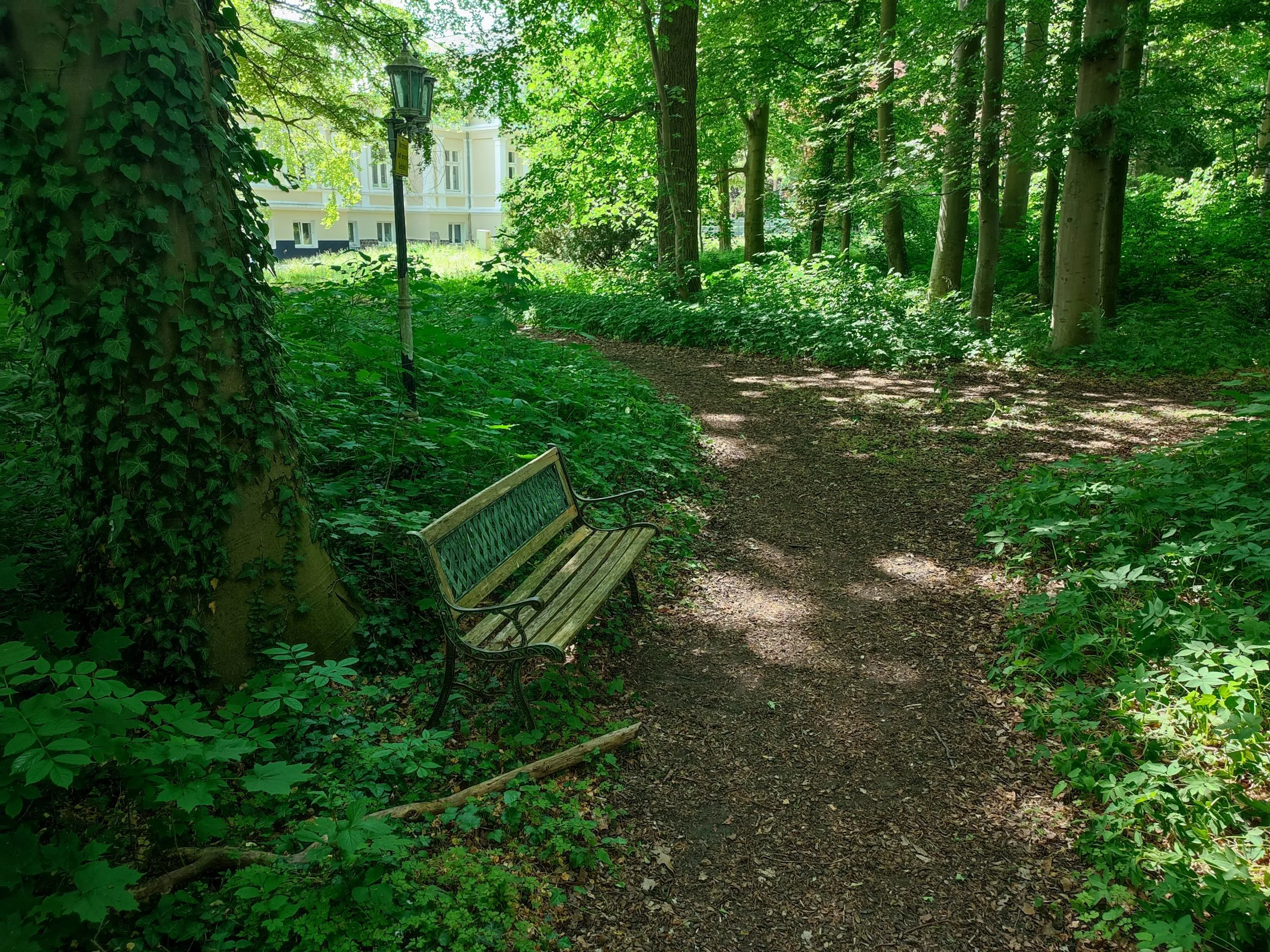 Seitenansicht des Schlosses